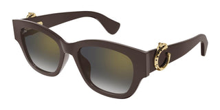 Cartier CT0548SA women Brown Squared Sunglasses