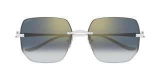 Cartier CT0549S women Silver Squared Sunglasses