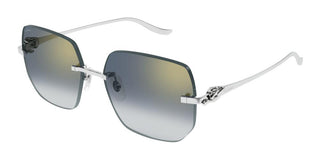 Cartier CT0549S women Silver Squared Sunglasses