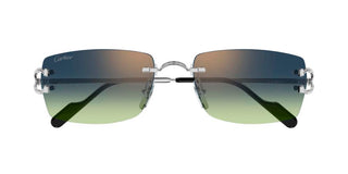 Cartier Signature C de Cartier CT0550S men Silver Squared Sunglasses