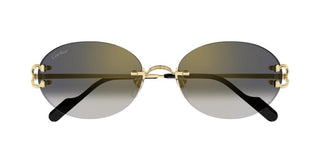 Cartier CT0551S unisex Gold Round Sunglasses