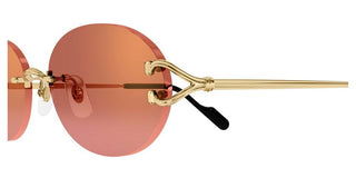 Cartier Signature C de Cartier CT0551S unisex Gold Round Sunglasses
