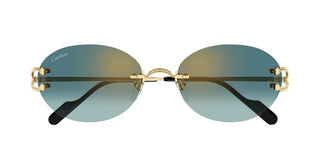 Cartier Signature C de Cartier CT0551S unisex Gold Round Sunglasses