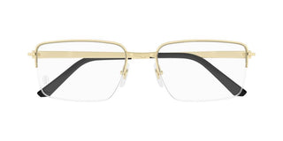 Cartier CT0554O men Gold Rectangle Eyeglasses