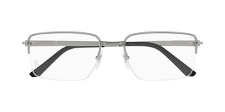 Cartier CT0554O men Ruthenium Rectangle Eyeglasses
