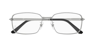 Cartier CT0555OA men Ruthenium Rectangle Eyeglasses
