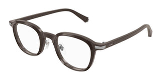 Cartier CT0560O men Brown Round Eyeglasses