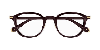 Cartier CT0560O men Red Round Eyeglasses