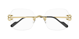Cartier CT0564O women Black Squared Eyeglasses