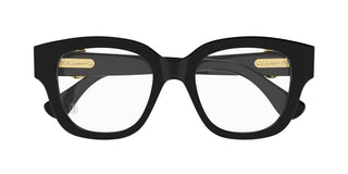 Cartier CT0566O women Black Squared Eyeglasses