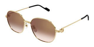 Cartier CT0569SA women Gold Squared Sunglasses