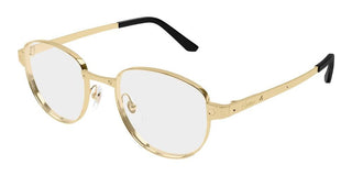 Cartier CT0572O men Gold Squared Eyeglasses