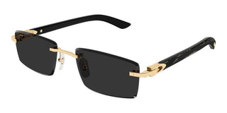 Cartier CT0582S men Gold Squared Sunglasses