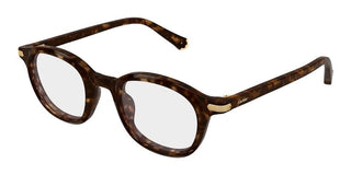 Cartier CT0584O unisex Havana Round Eyeglasses