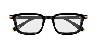 Cartier CT0586O men Black Rectangle Eyeglasses