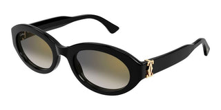 Cartier CT0588S women Black Oval Sunglasses