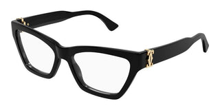 Cartier CT0590O women Black Cat Eye Eyeglasses