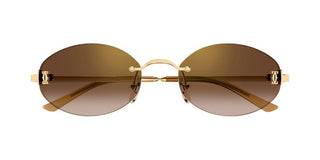 Cartier CT0592S women Black Round Sunglasses