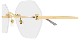 Cartier CT0593O women Gold Geometric Eyeglasses
