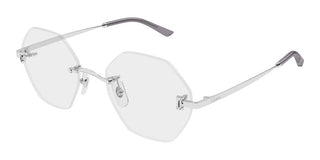 Cartier CT0593O women Silver Geometric Eyeglasses