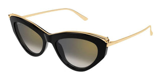 Cartier CT0596S women Gold Cat Eye Sunglasses