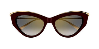 Cartier CT0596S women Red Cat Eye Sunglasses