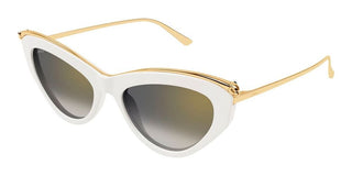 Cartier CT0596S women White Cat Eye Sunglasses