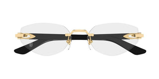 Cartier CT0609O women Black Cat Eye Eyeglasses