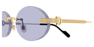 Cartier CT0615S unisex Gold Round Sunglasses