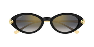 Cartier CT0634S women Black Round Sunglasses