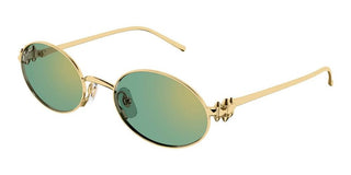 Cartier CT0644S women Gold Round Sunglasses