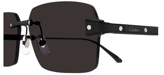 Cartier CT0652S men Black Squared Sunglasses