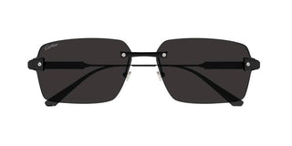 Cartier CT0652S men Black Squared Sunglasses