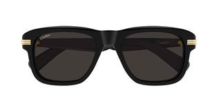 Cartier CT0657S men Black Round Sunglasses