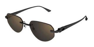 Cartier CT0661S men Black Round Sunglasses