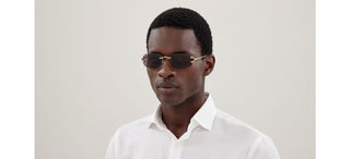 Cartier CT0663S unisex Gold Squared Sunglasses