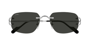 Cartier CT0663S unisex Silver Squared Sunglasses