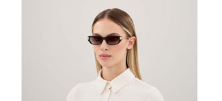 Cartier CT0674S women Gold Cat Eye Sunglasses