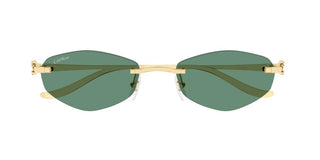 Cartier CT0675S unisex Gold Geometric Sunglasses