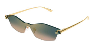 Cartier CT0678S unisex Gold Geometric Sunglasses
