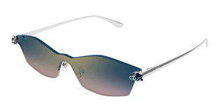Cartier CT0678S unisex Silver Geometric Sunglasses