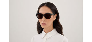 Cartier Ct0680sk Women Black Cat Eye Sunglasses