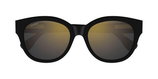 Cartier Ct0680sk Women Black Cat Eye Sunglasses