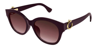 Cartier CT0680SK women Red Cat Eye Sunglasses