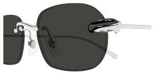 Cartier CT0686S unisex Silver Squared Sunglasses