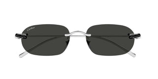 Cartier CT0686S unisex Silver Squared Sunglasses