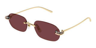 Cartier CT0686S unisex Gold Squared Sunglasses