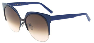 Marni CURVE ME101S women Blue Cat Eye Sunglasses