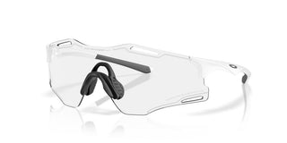 Oakley Cybr Zero Oo 9512d Unisex White Shield Sunglasses