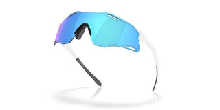 Oakley Cybr Zero Oo 9512d Unisex White Shield Sunglasses